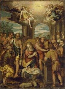 Tillbedjan av herdarna, 1582